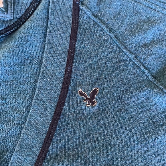 GUC American Eagle teal cotton cardigan - Picture 5 of 5